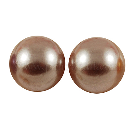 Cabujones de perlas de imitación de plástico ABS SACR-S738-8mm-Z49-1