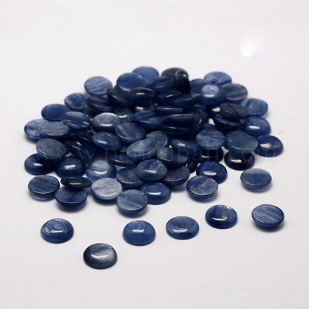 半円形/ドーム天然藍晶石/シアン酸塩/ジステンカボション  10x3~4mm X-G-O146-01E-1