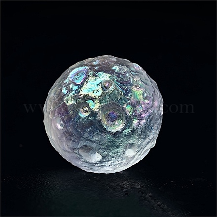 Луна метеорит природный кристалл кварца хрустальный шар PW-WG23337-03-1