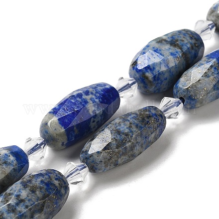 Natural Lapis Lazuli Beads Strands G-H297-A02-01-1