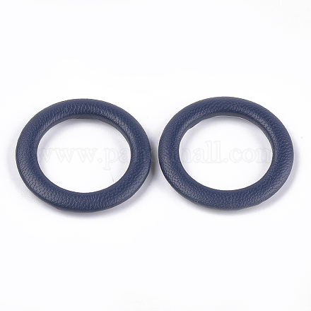 Imitation Leather Linking Rings WOVE-S118-22C-1