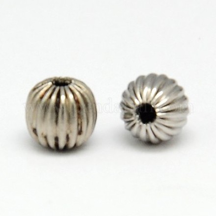 Perles ondulées en 304 acier inoxydable STAS-K005-7mm-01-1
