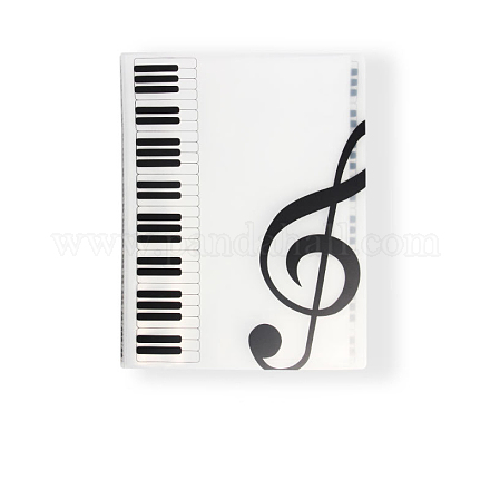 Carpeta de plástico para partituras de piano MUSI-PW0002-035B-1
