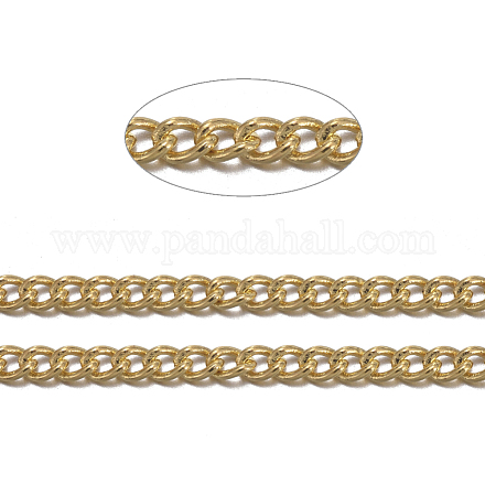 Brass Twisted Chains X-CHC010Y-G-1