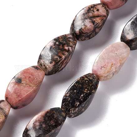 Natural Rhodonite Beads Strands G-L243A-19-1