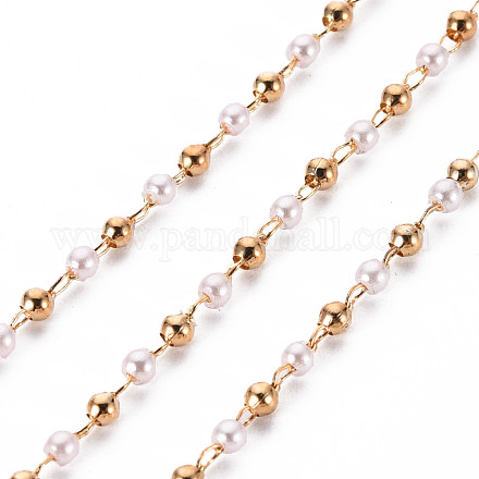 Handgefertigte Perlenketten aus Messing CHC-S012-005B-01-1