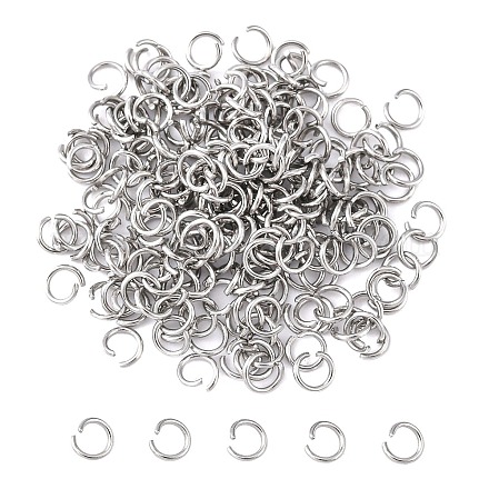 304 anelli di salto in acciaio inox STAS-R049-4x0.6mm-1
