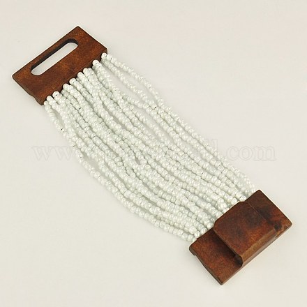 Perles de rocaille bracelets X-BJEW-C367-02-1