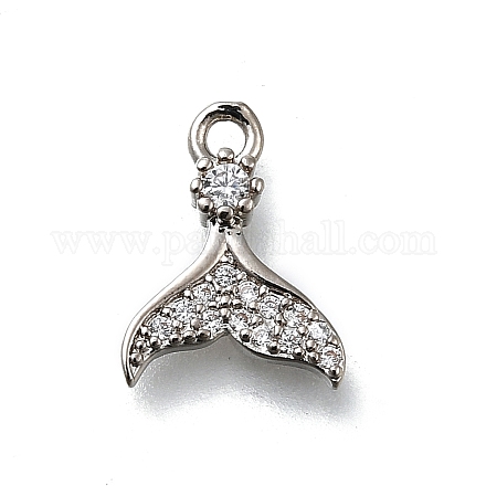 Латунные микро проложить кубического циркония подвески KK-D312-12P-1