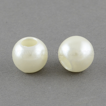 Perles d'imitation perles en plastique ABS MACR-R530-20mm-A41-1