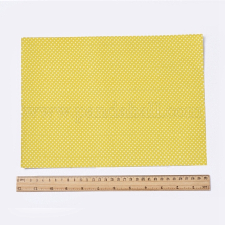 Polka Dot Pattern  Printed A4 Polyester Fabric Sheets DIY-WH0158-63A-03-1