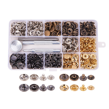 1 boîte à bijoux en métal mélangé BUTT-WH0001-03-1