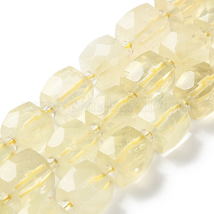 Limone naturale perle di quarzo fili G-B065-A10-1