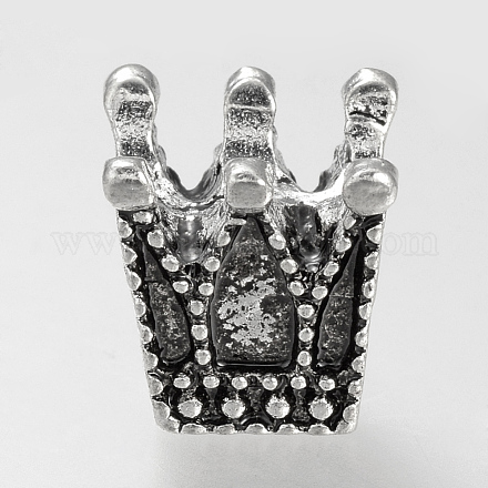 Perles européennes en alliage de style tibétain TIBE-S310-083AS-LF-1