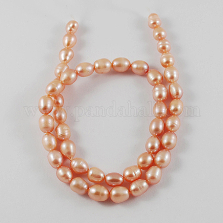 Grade A Natural Cultured Freshwater Pearl Beads Strands PEAR-UK0001-16-1