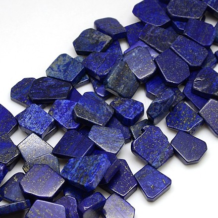 Pietra preziosa naturale perline lapis lazuli fili G-L157-01-1
