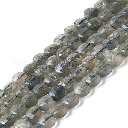 Chapelets de perles en labradorite naturelle  G-D0003-A95-1
