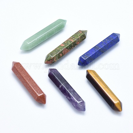 Natural & Synthetic Mixed Stone No Hole Beads G-G760-J-1