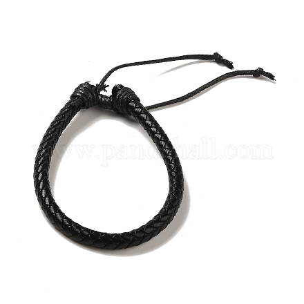 Регулируемые браслеты из плетеной кожи BJEW-JB04439-02-1