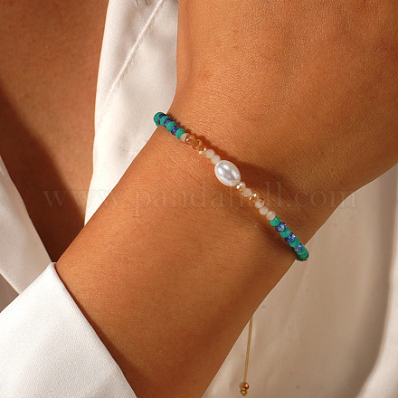 Богемные браслеты ручной работы из бисера и кристаллов AY4302-1-1
