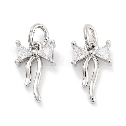Латунные микро проложить кубического циркония подвески KK-P271-23P-1