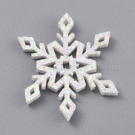 Fiocco di neve feltro tessuto tema natale decorare DIY-H111-A08-1