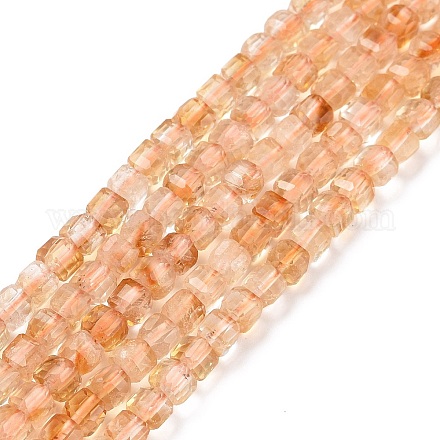 Chapelets de perles de citrine naturelle G-C009-B04-1