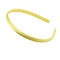 Satin Hair Bands, Jewelry Hair Accessories, Champagne Yellow, 360x10mm
