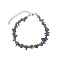 Natural Sodalite Chips Beaded Bracelet
