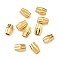 Brass Beads, Barrel, Long-Lasting Plated, Rack Plating, Lead Free & Cadmium Free, Real 24K Gold Plated, 5.5x4mm, Hole: 1.8mm
