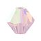 Preciosa® Crystal Beads, Czech Crystal, Bicone(451 69 302 Rondelle), 71350 200 Rose Opal AB, 5mm, Hole: 1mm