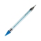 Plastic Nail Art Rhinestones Pickers Pens, Dual-ended Nail Art Dotting Tools, Point Nail Art Craft Tool Pen, with Wax Head, Resin Beads & Storage Case, Light Sky Blue, 150x10mm, Pin: 1.4mm, Hole: 1.2mm