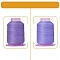 Translucent -Sensitive Polyester Thread, Purple, 49x35mm