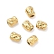 304 Stainless Steel Beads, Column, Ion Plating(IP), Real 18K Gold Plated, 4x4x3.5mm, Hole: 1.8mm