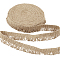Jute Tassel Ribbon, Hessian Ribbon, for Jewelry Making, Tan, 1 inch(25mm)