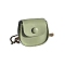 Mini Imitation Leather Bag, Light Green, 100x90x55mm