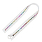#5 Nylon Coil Zippers Rainbow Zipper Tape, Resin Coil Colorful Teeth, White, 0.76 Yard(70cm)