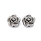 304 Stainless Steel Beads, Rose, Anti-Tarnish, Stainless Steel Color, 10x10x6mm, Hole: 1.4mm