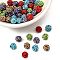 Pave Disco Ball Beads, Polymer Clay Rhinestone Beads, Grade A, Round, Mixed Color, 6mm, Hole: 0.8mm