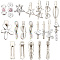 Zinc Alloy & Iron Alligator Hair Clips, Hair Accessories for Women & Girls, Mixed Shapes, 13~60x36~80x9~16mm
