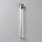 Empty Glass Test Tubes, with Cork Stopper, Bead Container, Wishing Bottle, Tube, Clear, 20.8x3cm
