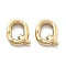 304 Stainless Steel Pendants, Real 14K Gold Plated, Ion Plating(IP), Balloon Letter Charm, Letter Q, 19x16.5x4.5mm, Hole: 2mm