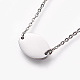 304 Stainless Steel Pendant Necklaces NJEW-L151-01P-2