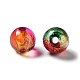 Perline acriliche trasparenti bicolore OACR-Z013-34-2
