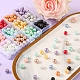 360 pz 12 colori perle di perle di vetro dipinte a forno HY-YW0001-03A-4