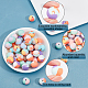 Chgcraft 60pcs perles de silicone 3 couleurs SIL-CA0001-10-5