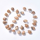 Chapelets de perles en jaspe avec images naturelles G-G822-09B-2