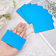 GORGECRAFT 10Pcs Blank Metal Card 80X50X0.8mm Painted Aluminum Panel Anodized Plate for DIY Laser Printing Engraving Custom Engrave Color Print Business Card Scrapbooking Embellishments(Blue) TOOL-GF0003-10A-3