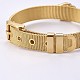 Unisex 304 Stainless Steel Watch Band Wristband Bracelets BJEW-L655-024-4
