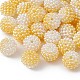 Imitation Pearl Acrylic Beads OACR-FS0001-42F-4